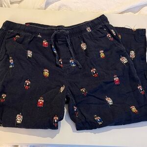 J. Crew Black Robot Print Sweatpants